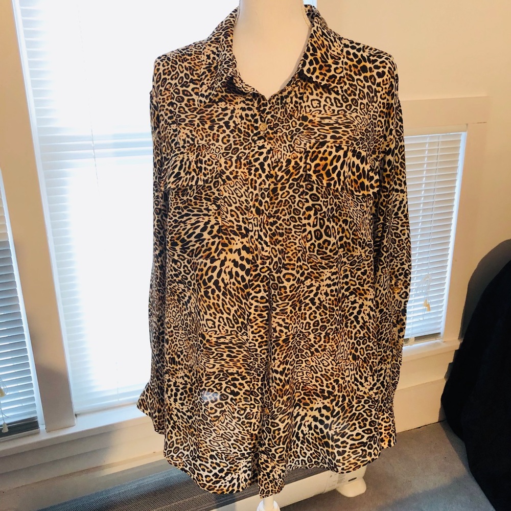 Leopard Design Blouse